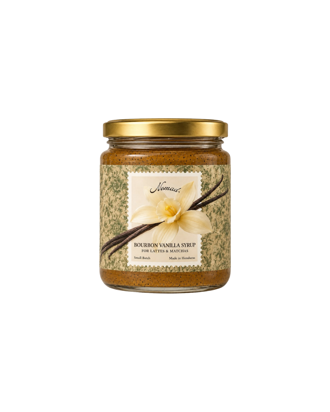 Bourbon Vanilla Syrup 8oz.