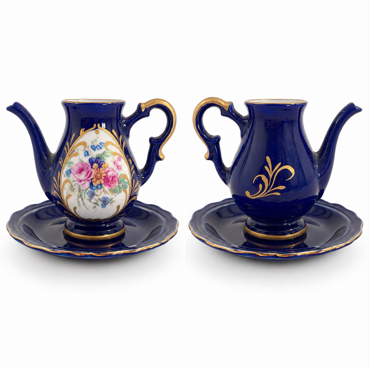 Jarra Decorativa Vintage de Porcelana Limoges · Francia