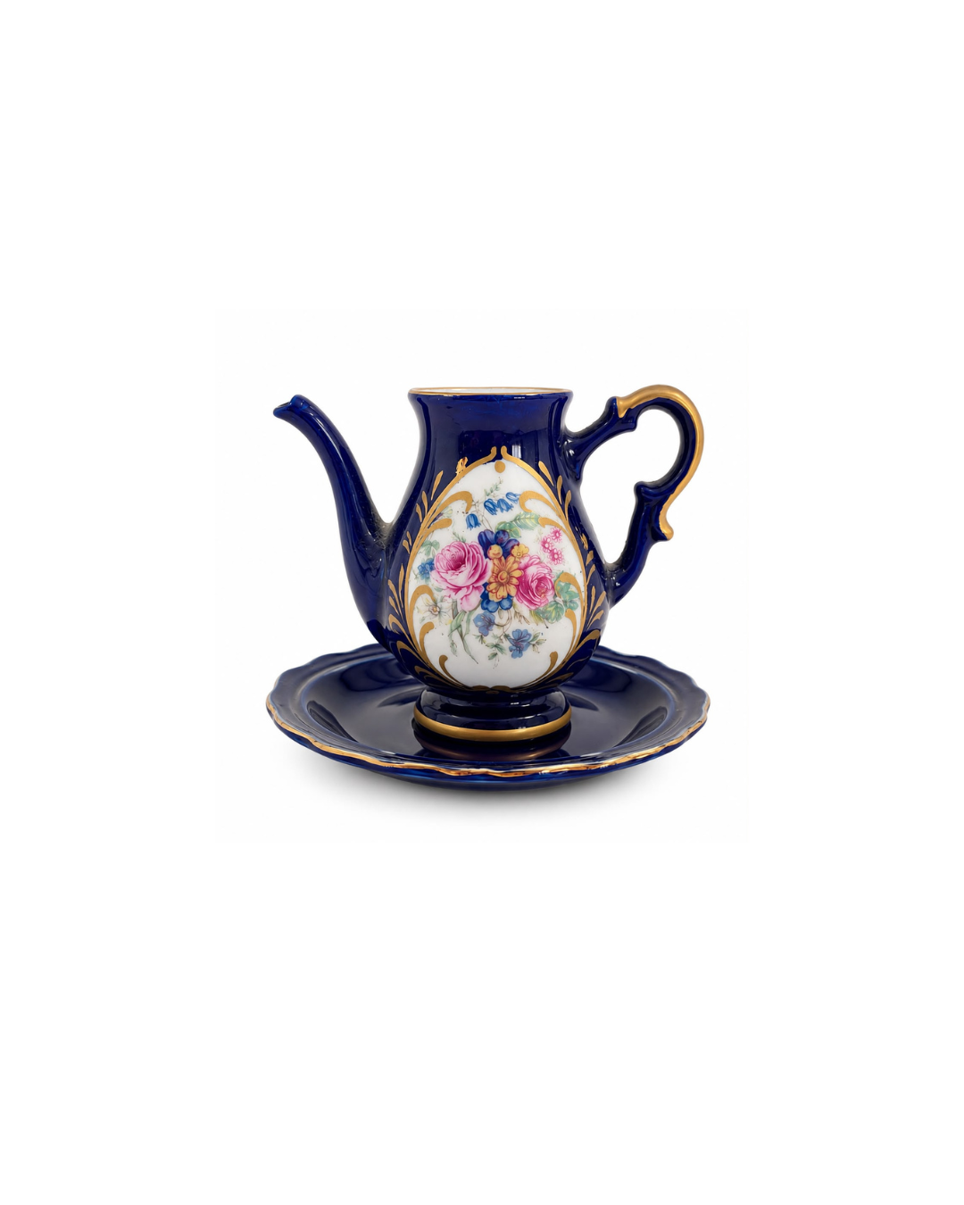 Jarra Decorativa Vintage de Porcelana Limoges · Francia